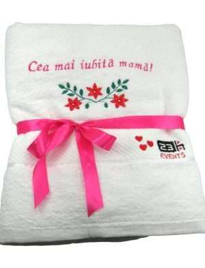 Prosop brodat cadou – Cea mai iubita Mama – ILIF401021