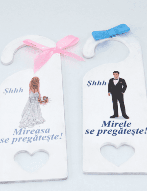 Agatatori usi nunta, set mire si mireasa, ILIF207017