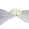 Decor masina pentru nunta cu trandafiri albi din spuma ILIF307030 1
