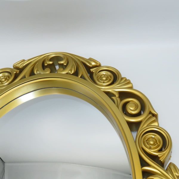 Oglinda miresei, forma ovala in stil victorian, model auriu ILIF309043 (1)