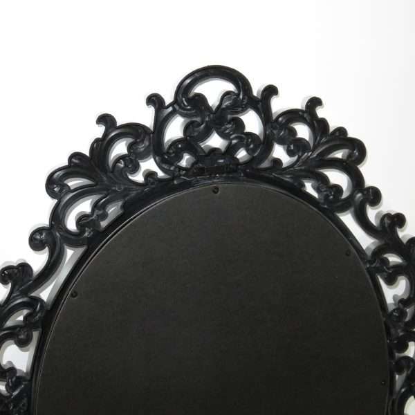 Oglinda miresei, forma ovala in stil victorian, model argintiu ILIF309044 (4)