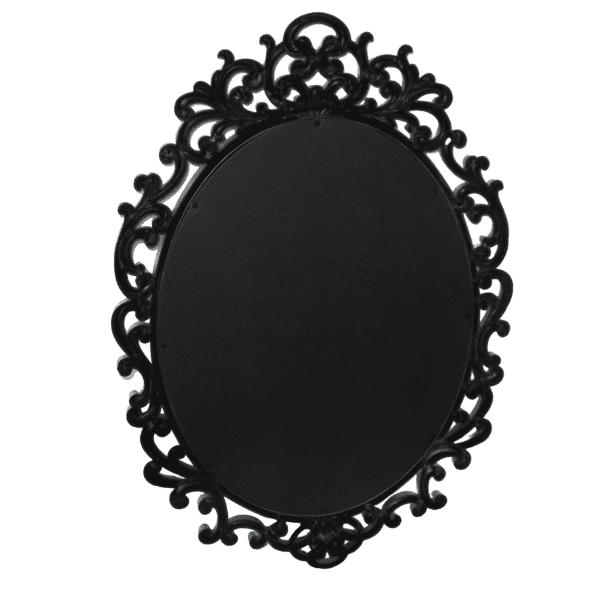 Oglinda miresei, forma ovala in stil victorian, model argintiu ILIF309044 (1)