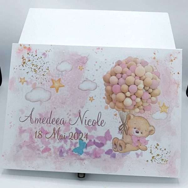 Cutie pentru amintiri, Balloons, model personalizat, 40x30x20 cm FEIS402039 (1)