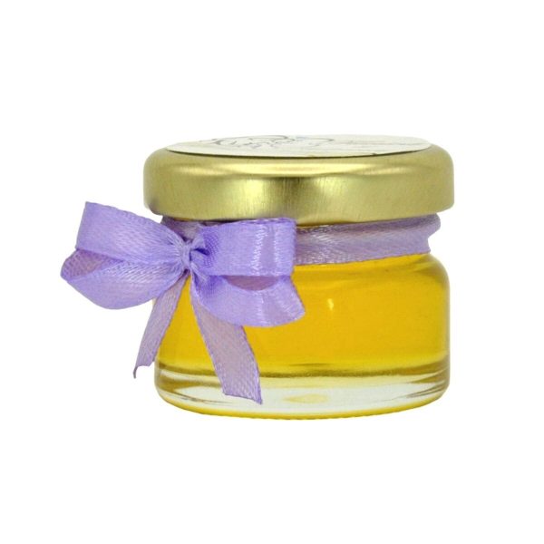 Marturii dulci cu miere, model handmade Iubire lila, borcan 30 gr DSBC310001 (2)