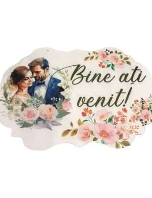 Pancarta nunta – Bine ati venit – ILIF403015