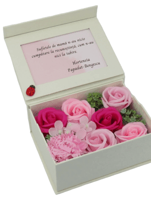 Aranjament cu flori de sapun, Sufletele de mama – ILIF202055