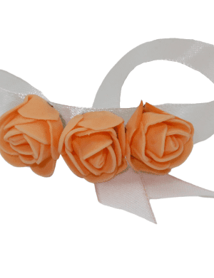 Corsaj domnisoare de onoare, set 5 buc, flori portocalii – ILIF203066