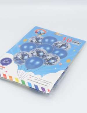 Baloane Cu Confeti Sclipici, 10buc/set, Albastru – ILIF198