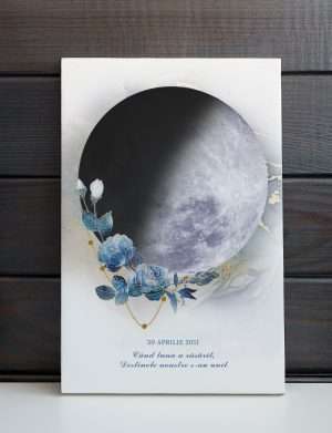 Tablou canvas Moon Art, dim. 40×60 cm, OPB1101