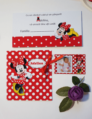 Invitatie botez Minnie Mouse – OPB069
