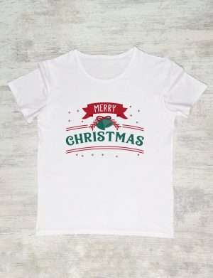 Tricou Merry Christmas 1, personalizat prin DTG – ACD1101