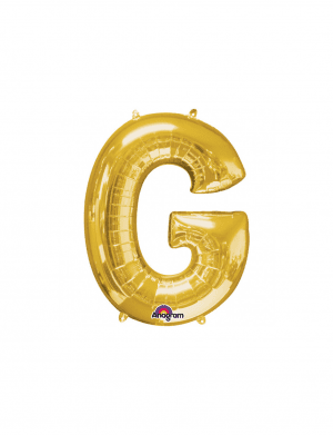 Balon folie litera G auriu 76 cm – FTB031