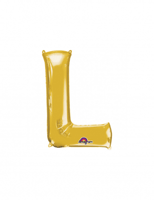 Balon folie litera L auriu 76 cm – FTB026