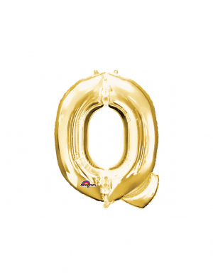 Balon folie litera Q auriu 76 cm – FTB021