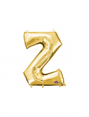 Balon folie litera Z auriu 76 cm – FTB012