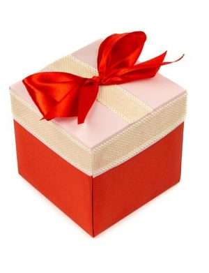 Exploding Box, cutie in cutie, cu 8 mesaje/poze, personalizata, cutia principala rosie cu alb – YODB1917