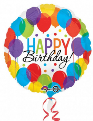 Balon folie 45 cm baloane Happy Birthday – FTB044