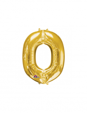 Balon folie litera O auriu 86 cm – FTB023