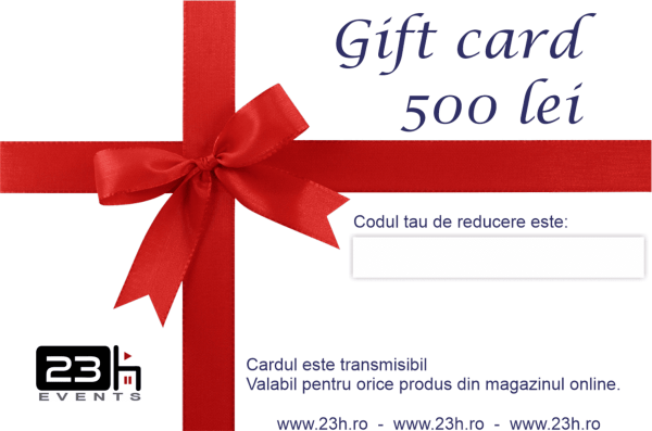 Gift Card 500 lei 23h Events