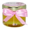 Marturii dulci cu miere, model handmade Iubire - roz, borcan 30 gr - DSBC168