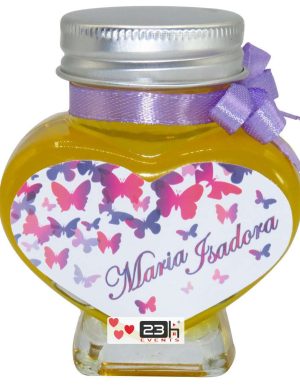 Marturii dulci cu miere, model handmade Adiere – mov, borcan 90 gr – DSBC1617