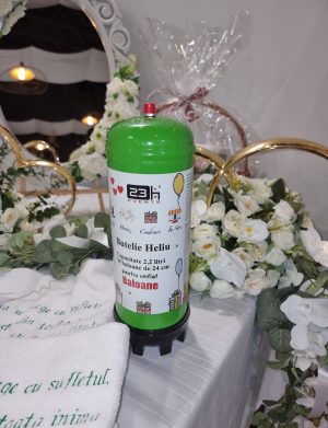 Butelie Heliu 2.2l, Capacitate comprimat 0.22 m3, 30 de baloane – ILIF152