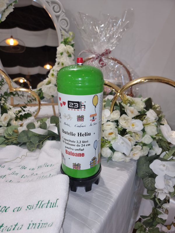 Butelie Heliu 2.2l, Capacitate comprimat 0.22 m3, 30 de baloane ILIF152