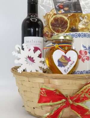 Cos cadou de Craciun, Fiert Ii Vinul, produse naturale, 6 piese – ILIF1112