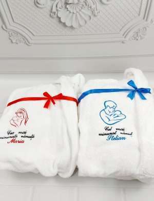 Set Halate Cumetri, brodate, cadou pentru nanuti, ARBC1917