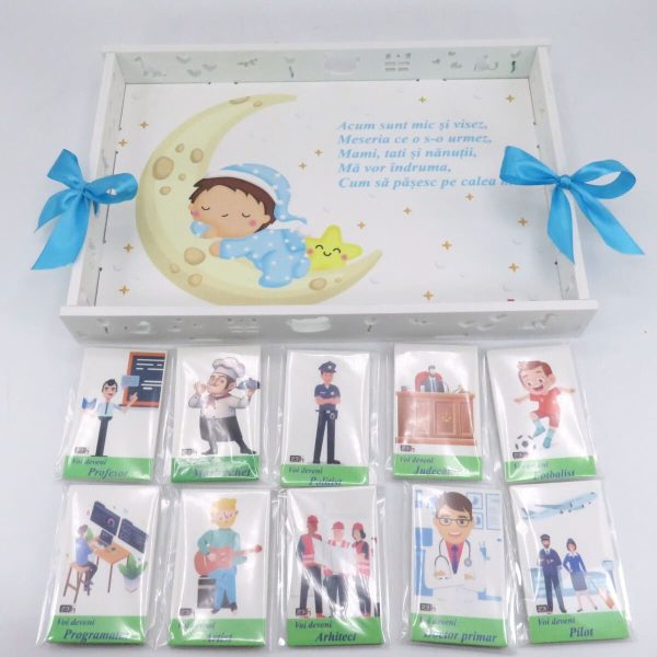 Tavita mot cu 10 meserii, Baietel, model nepersonalizat, ILIF201013 - imagine 5