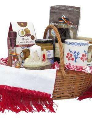 Cos cadou – Paste Traditional, 10 produse naturale, ILIF203079