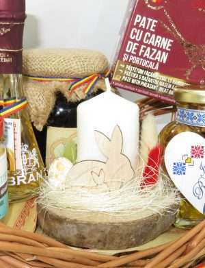 Cos cadou Paste, Fundita Pastelui, 8 produse traditionale, ILIF203088