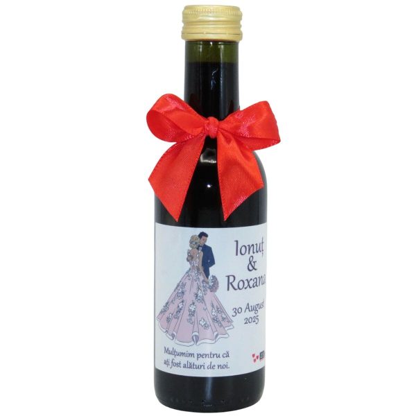 Marturie nunta, Sticluta de Vin, 100% customizabila - ALIF305028