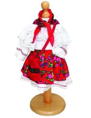 Costumas traditional botez, fetita, Romancuta-ILIF204061