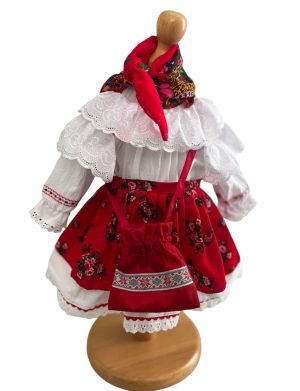 Costumas traditional botez, fetita, Romancuta-ILIF204061