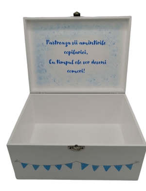 Cutie dar botez personalizata, Elefantel, 40x30x15 cm – DSPH204010