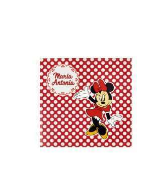 Invitatie botez Minnie Mouse, rosu – DSBC203065