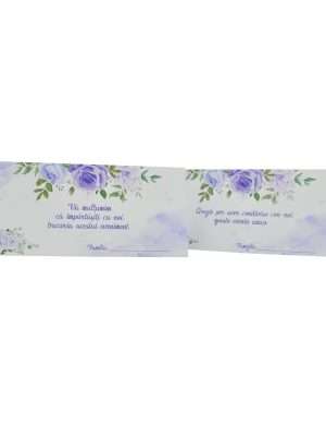 Plic de dar nunta, model floral 1, alb&mov – DSBC205049
