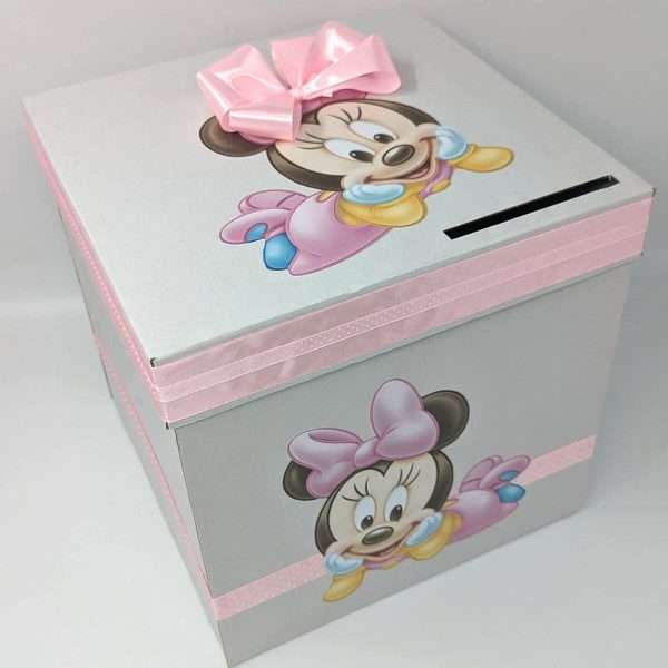Cutie dar de botez Minnie Mouse nepersonalizata DSPH206001 1