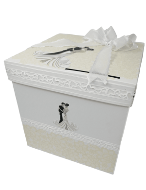 Cutie dar de nunta, Valsul mirilor model 2, dim. 30x30x30 cm – DSPH207006