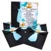 invitatie botez baietel ursulet cravata turcoise 123h Custom