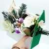 Aranjament floral de Craciun verde alb – FEIS210008 2