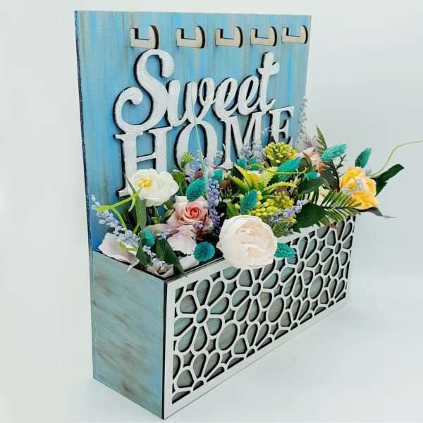 Cuier pentru chei decorat cu flori Sweet Home FEIS211005 3