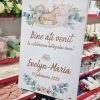 Tablou Bine Ati Venit! pentru botez, Pure White, dim. 94x55cm ILIF211031 (2)