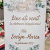 Tablou Bine Ati Venit! pentru botez, Pure White, dim. 94x55cm ILIF211031 (4)