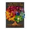 Tablou Copacul Vietii cadou Nasi cu mesaj licheni si flori uscate 25x30 cm YODB301004