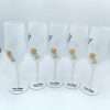 Set 5 pahare personalizate botez pentru parinti, nasi si moasa, model deosebit – FEIS302001