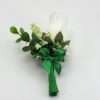 Cocarda de pus in piept pentru nas verde alb ILIF303040 1