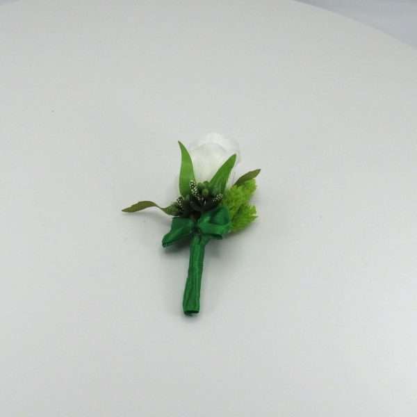 Cocarda de pus in piept pentru socrimatusiunchi verde alb ILIF303038 1