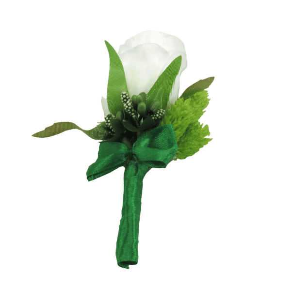 Cocarda de pus in piept pentru socrimatusiunchi verde alb ILIF303038 1